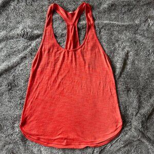 Lululemon Essentials Tank Top Sz 8 Orange